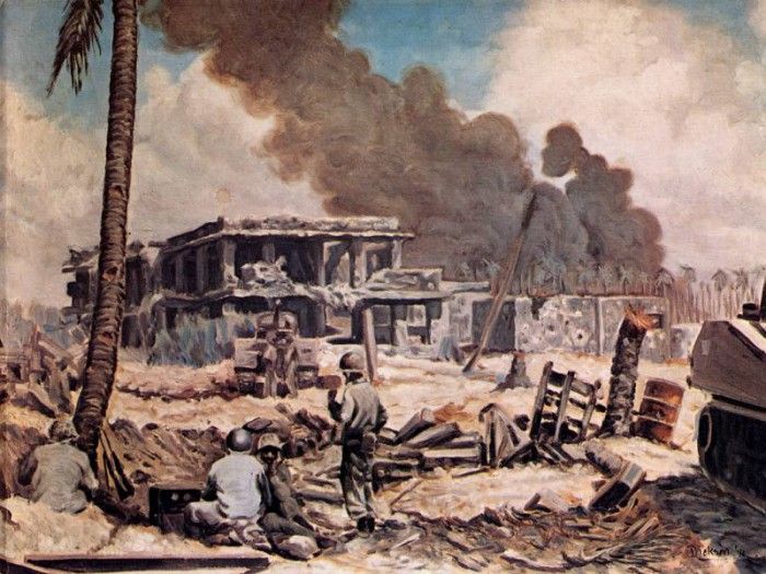JLM-1946-Colonel DL Dickson-After the Battle-Namur. ,  .