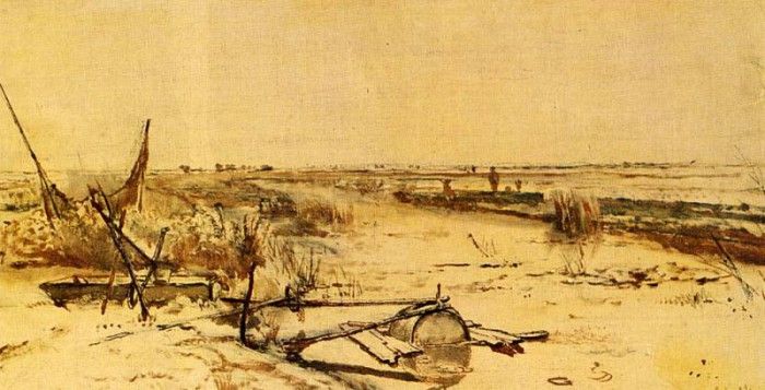 Gabriel Paul Joseph Constantin A View Of The Kamper Veenderij. ,   