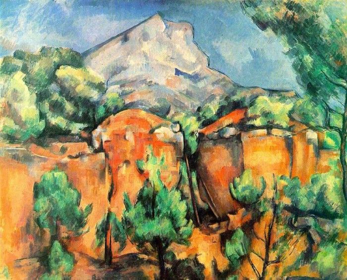 Cezanne - Mont Sainte-Victoire Seen from the Bibemus Quarry. , 