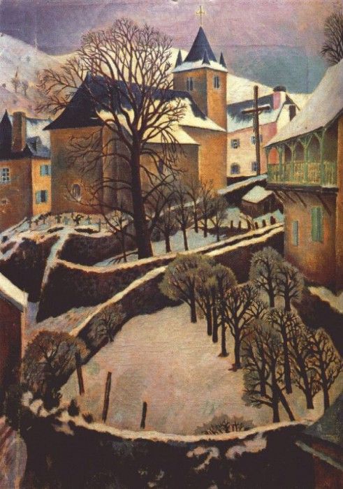 carrington larrau snowscape 1922. ���� ����������