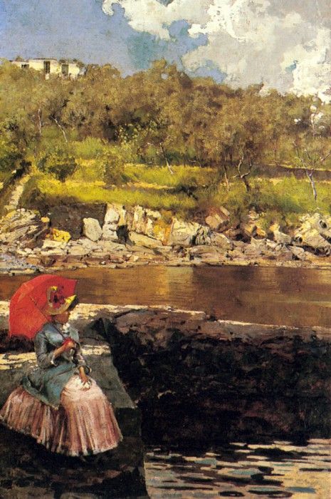 Farina Isidoro The Red Parasol. , 