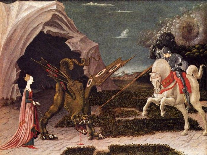 Uccello Paolo St George And The Dragon. , 