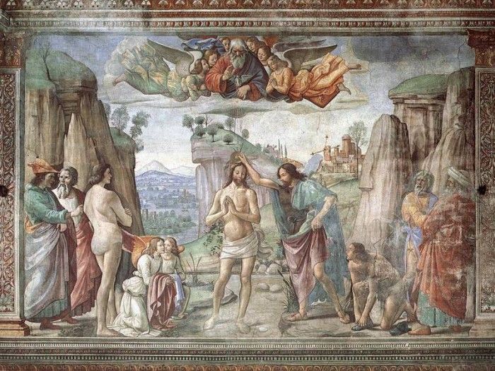 GHIRLANDAIO Domenico Baptism Of Christ 1486. , 