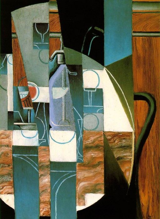 Gris The siphon, 1913, 81x65 cm, Rose Art Museum, Brandeis U. , 