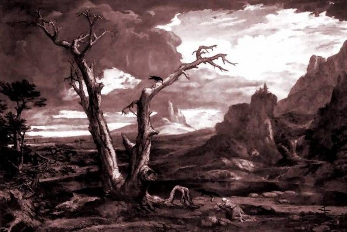 hudson rv sc csg006 elijah in the desert-washington allen-1817. �����, ���������