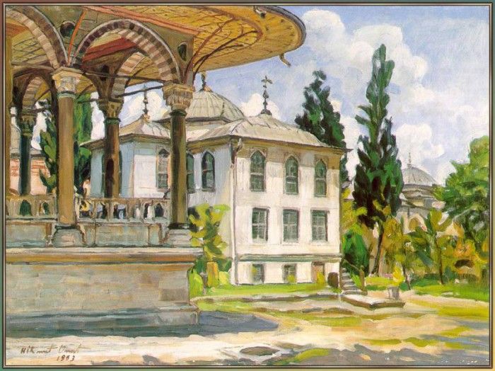 OnatHikmet-TheGardenOfAMosque-sj. ����, ������