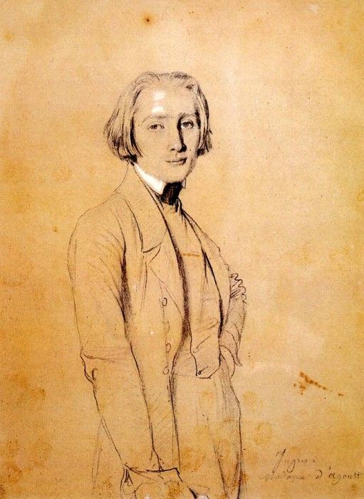 Ingres Franz Liszt. ,   