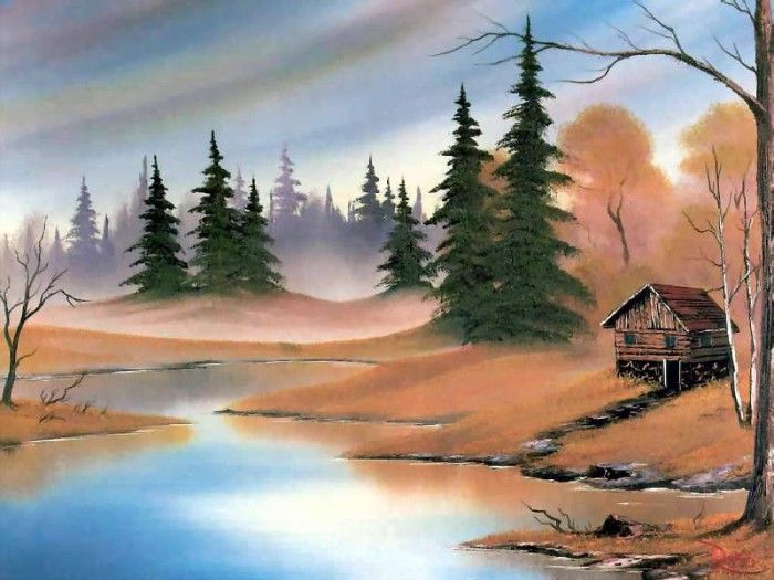 bob ross csg043 hunters haven. , 