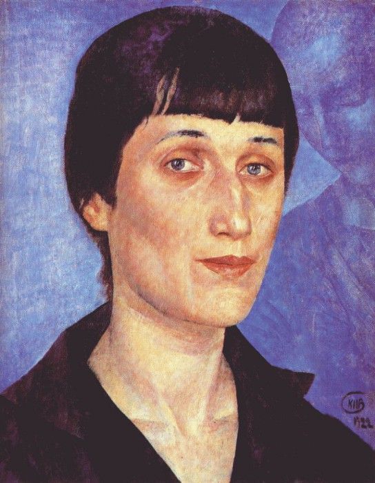 petrov-vodkin the poet anna akhmatova 1922. -, 