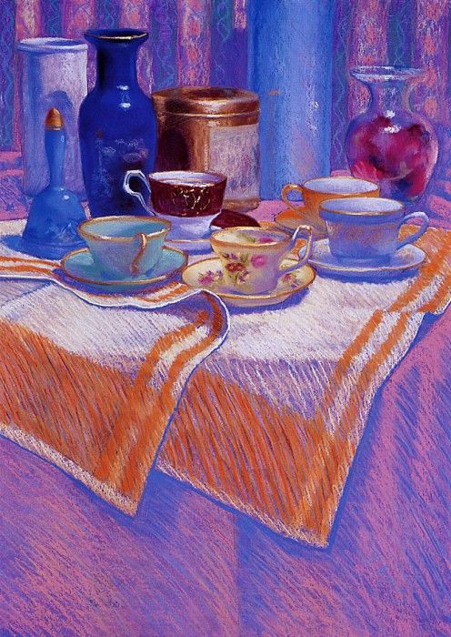 Amos, Barbara - Teacups and Vases (end. , 