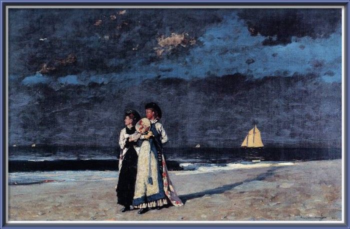 zFox SWD WH 18 Promenade On The Beach 1880. , 