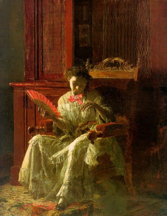 Eakins Kathrin, 1872, oil on canvas, Yale University Art Gal. , 