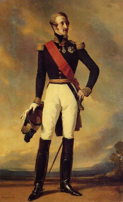 Winterhalter Franz Xavier Louis Charles Philippe Raphael D-Orleans Duc de Nemours 1843. ,  