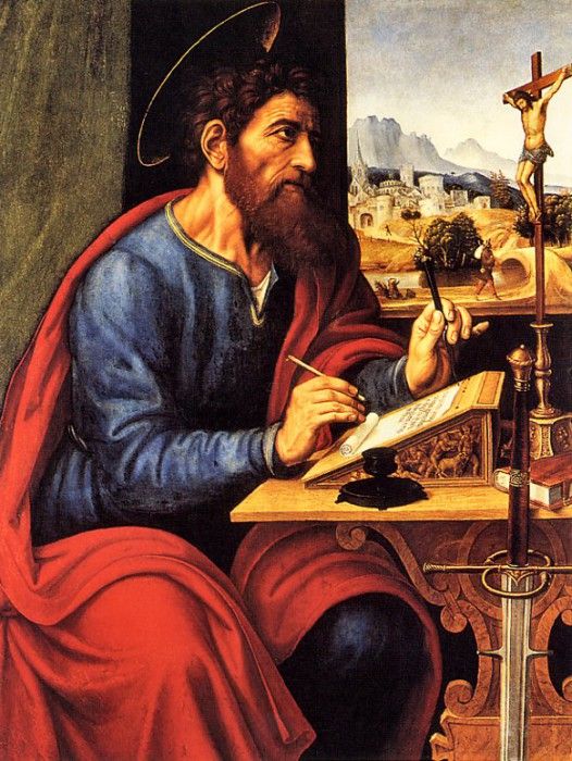 Pier Francesco Sacchi - St Paul Writing, De. ,  