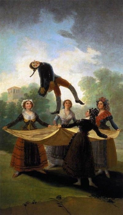 GOYA Francisco de The Straw Manikin.   ,  