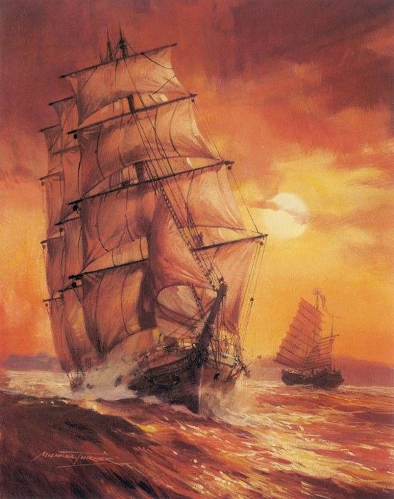 c mtn a tea clipper in the chinese waters. , 