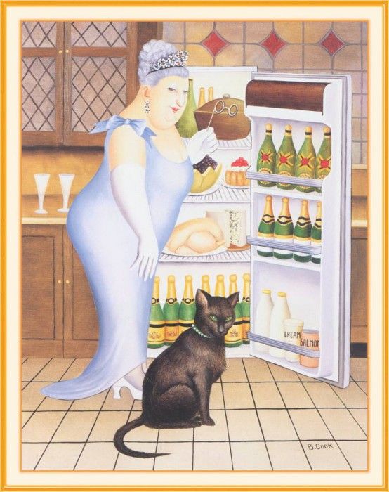 CookBeryl g09 Percy at the Fridge-WeaSDC. ���, Beryl