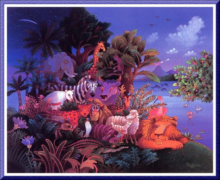 bs-na- Reynold Ruffins- Peaceable Kingdom. Ruffins, 