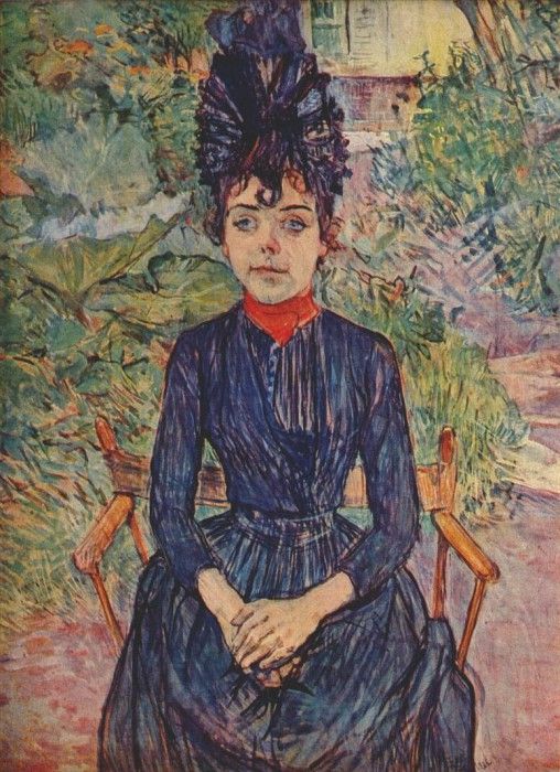 lautrec justine dieuhl c1890. -,  