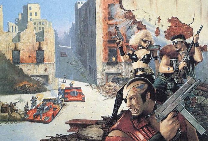 bs-fsf- Les Edwards- Dark Future Skirmish. , Les