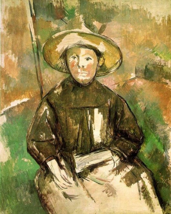 CeZANNE CHILD WITH STRAW HAT,1895, GALERIE YOSHII, TOKYO  VE. , 