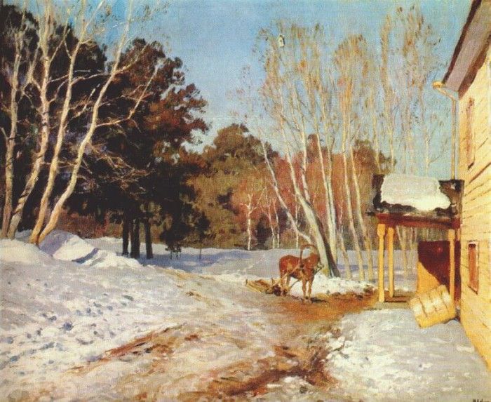 levitan month of march 1895. , 