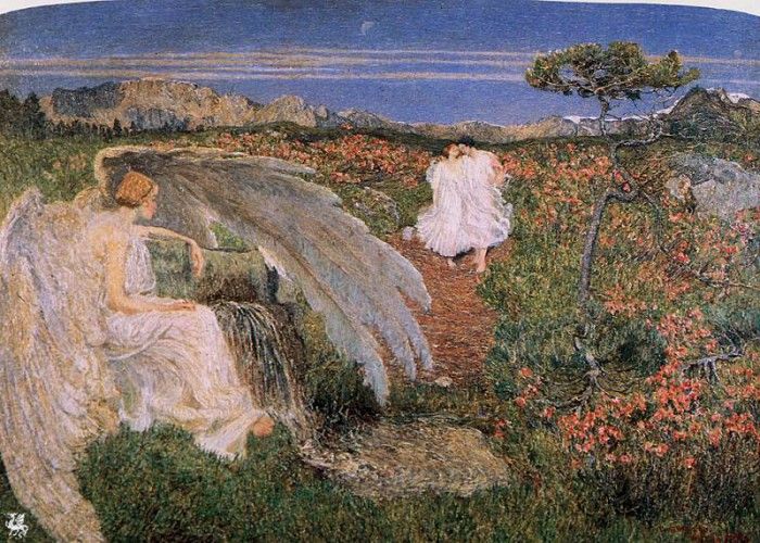 ma Giovani Segantini LAmour aux Sources de la Vie.   Piazzetta