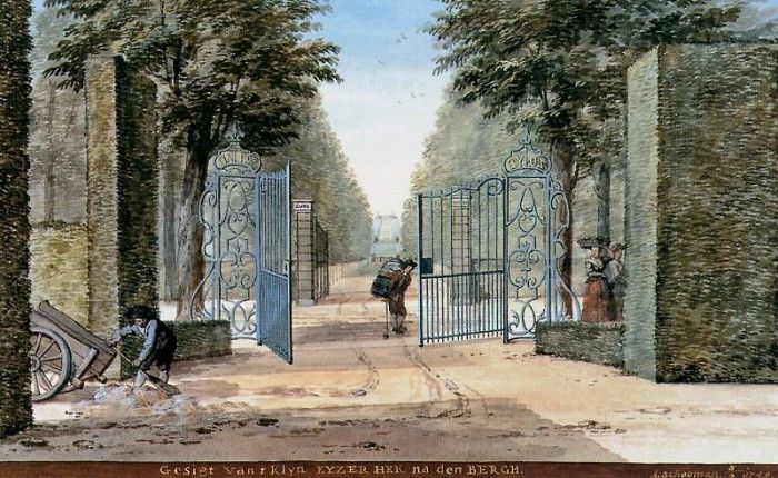 Schouman Aert View of iron gate Sun. Schouman, 