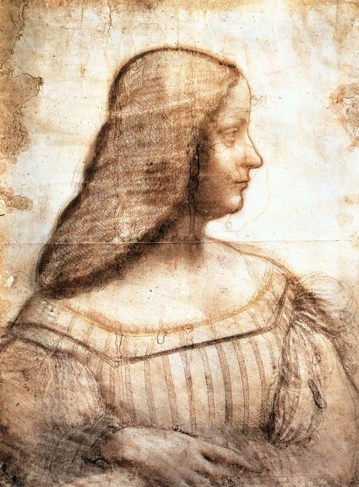 Leonardo da Vinci Isabella d-Este. ,  