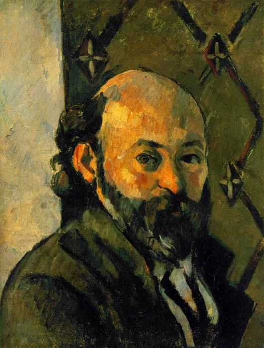 Cezanne Selfportrait, ca 1879, 5x27 cm, Tate gallery. , 