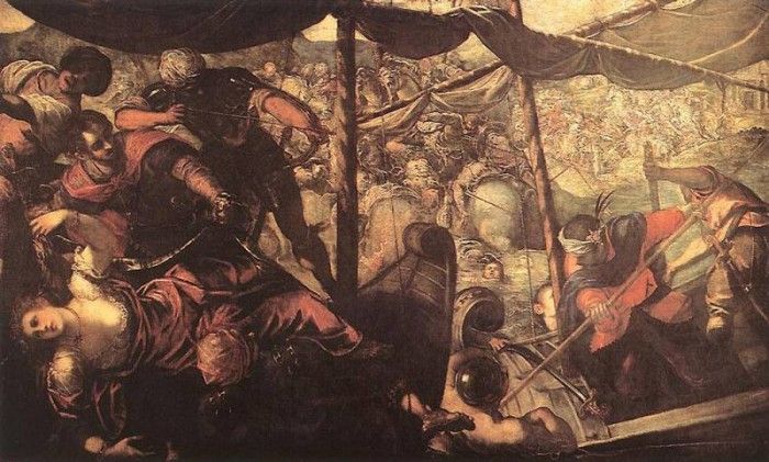 Battle between Turks and Christians WGA. , 