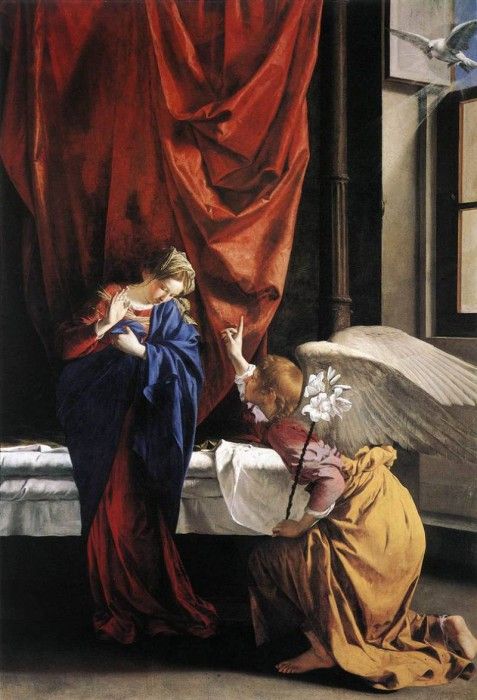 GENTILESCHI Orazio Annunciation. , 