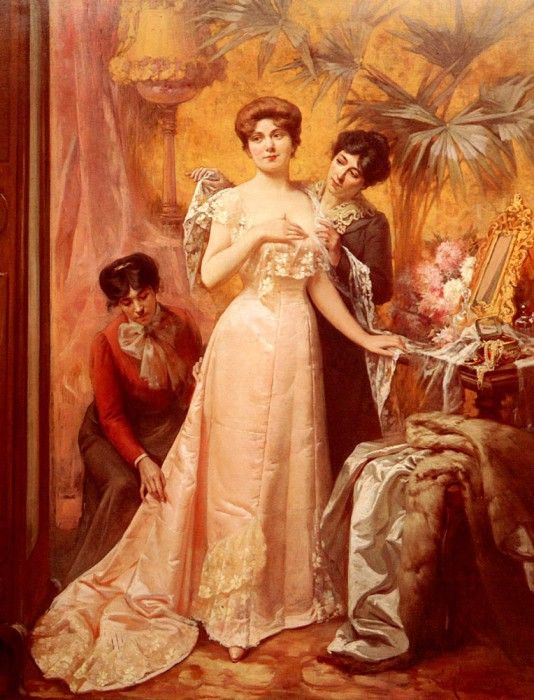 Humbert Louis Preparing For The Ball. , 