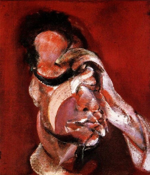 Bacon Three Studies for a Portrait of Lucian Freud, left 196. , 
