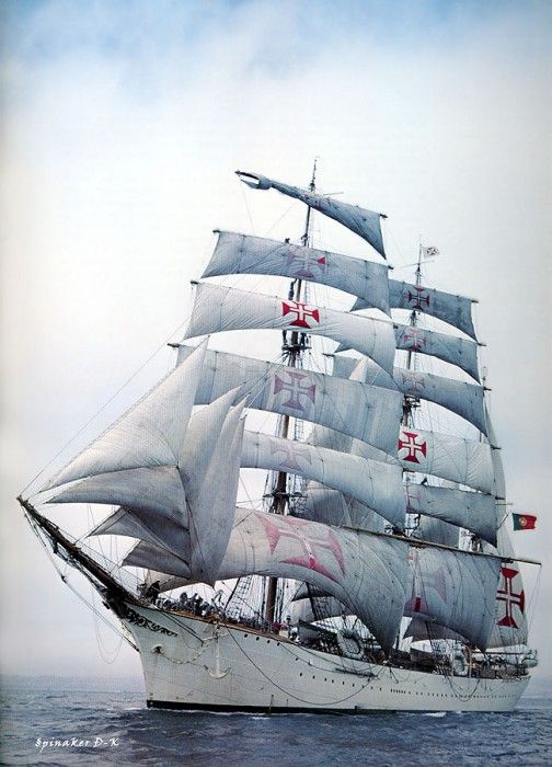 dk tall ships sagres i lyr 1896. 