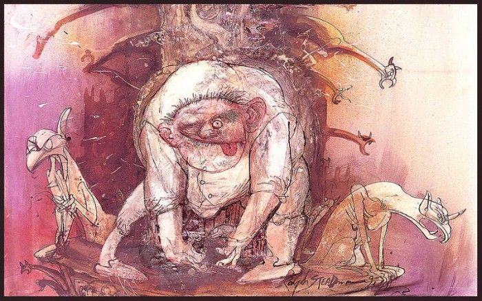 bs Steadman QuasimodoAndGargoyles. , 