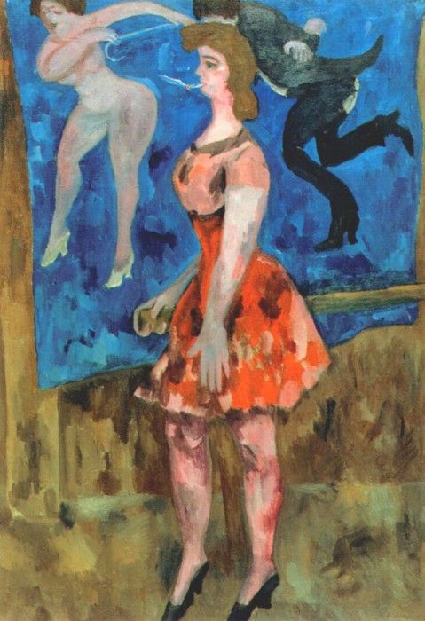 larionov circus girl 1911. , 