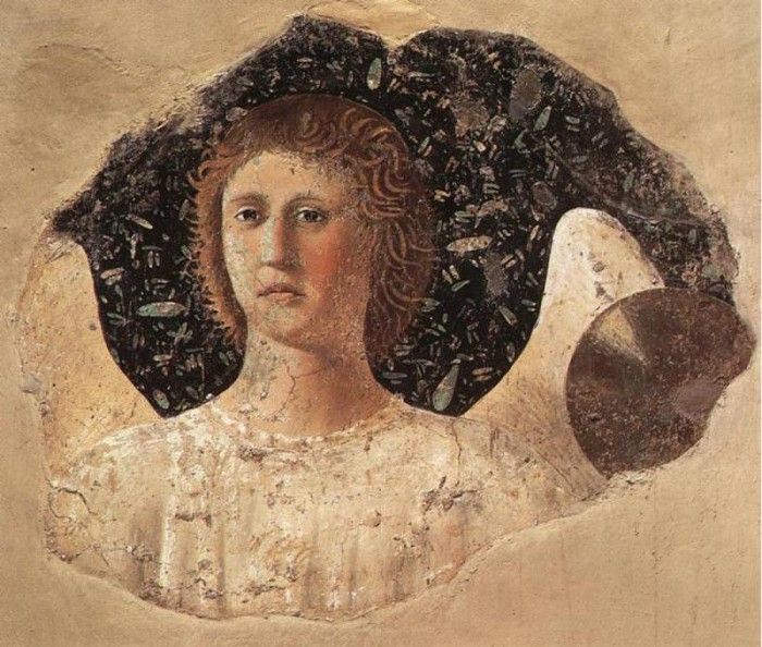 PIERO della FRANCESCA Head Of An Angel. ,  