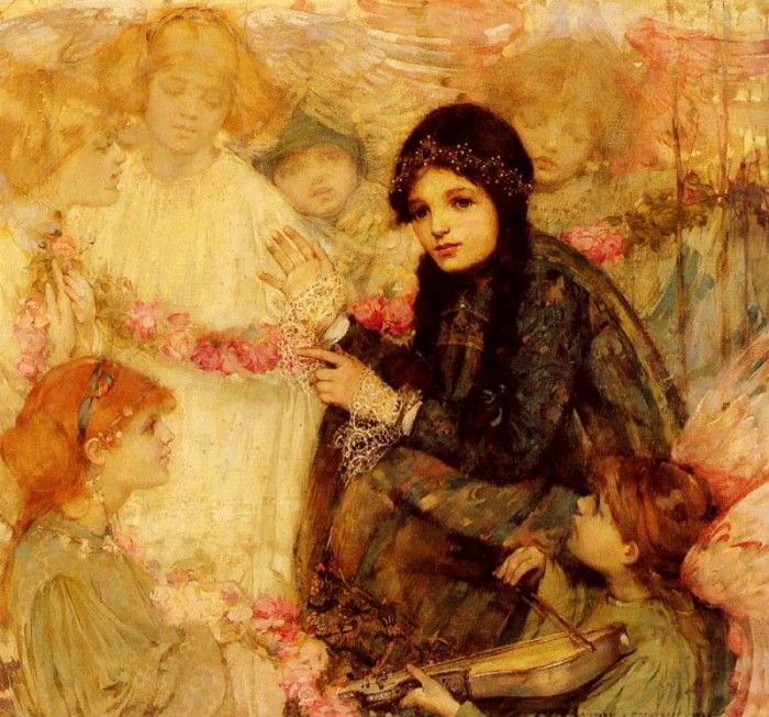Cockerell Christabel A And The Angels Were Her Playmates. , 
