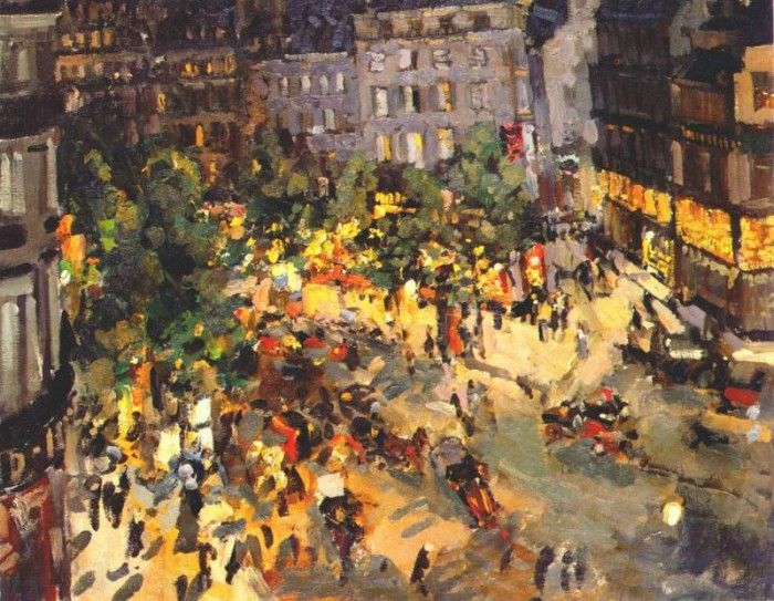 korovin paris (boulevard des capucines) 1911.   