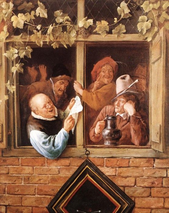 STEEN Jan Rhetoricians At A Window. , 