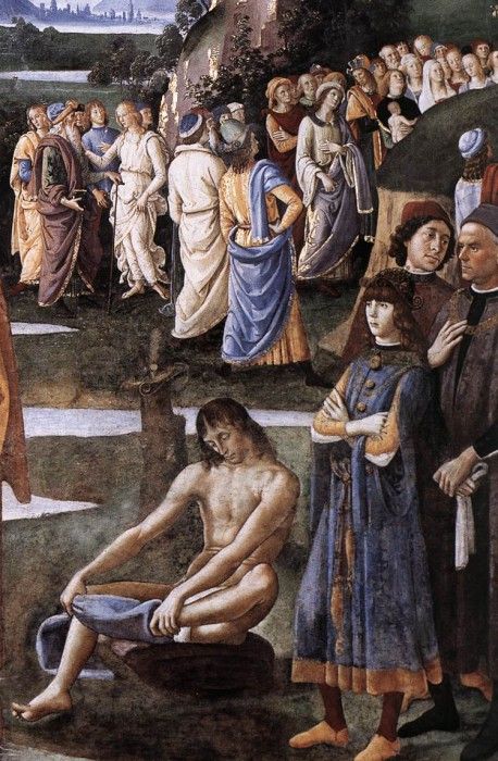 Perugino Pietro Baptism of Christ c1483 detail2. , 