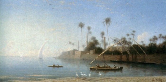 A View of Beni Souef Egypt. ,  