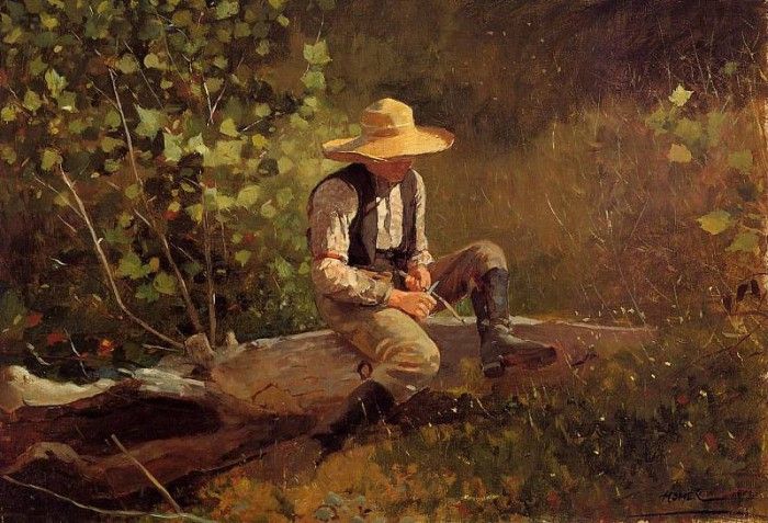 Homer Winslow The Whittling Boy. , 