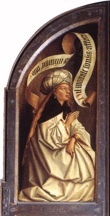 Eyck Jan van The Ghent Altarpiece Erythraean Sibyl. ,  