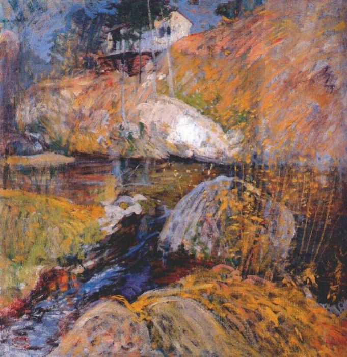 twachtman my summer studio c1900. Twachtmann,  