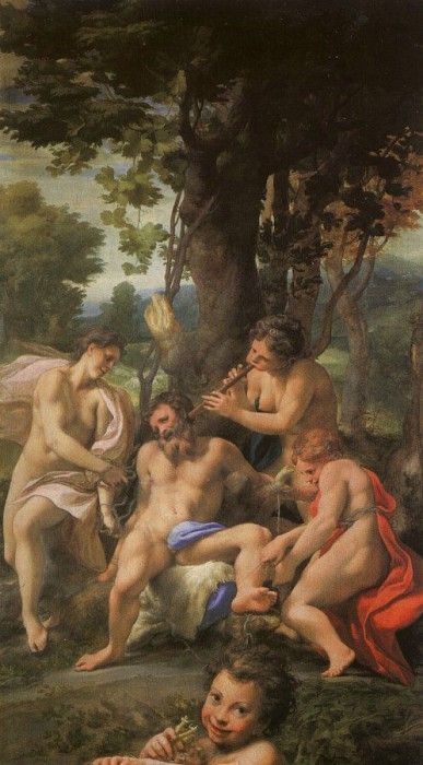 Correggio Allegory of Vice, Musee du Louvre, Paris. 102KB. 