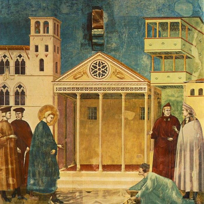 Giotto   Legend of St Francis   [01]   Homage of a Simple Man.   