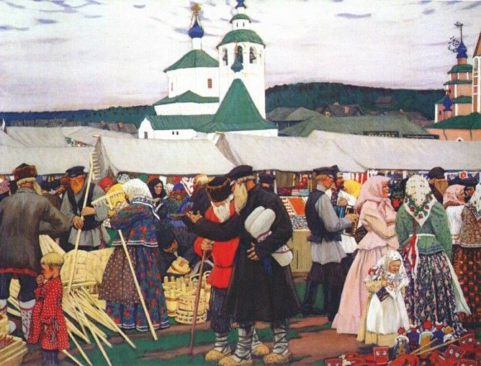 kustodiev the fair 1906. ,  (1878-1927)