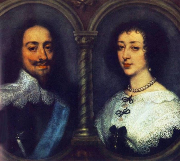 CharlesI of England and Henrietta of France WGA. ,  